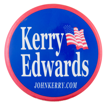 Kerry Edwards Political Button Museum