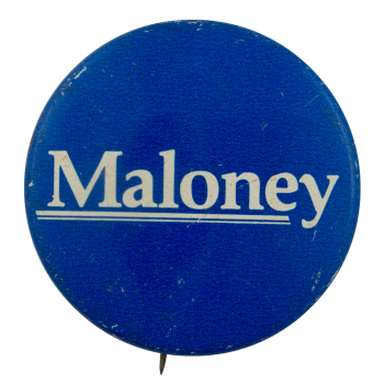Maloney Political Busy Beaver Button Museum