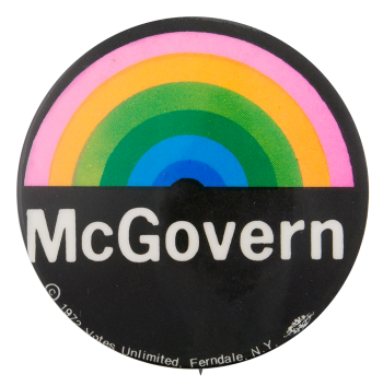 McGovern Rainbow Political Button Museum
