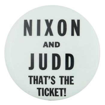 Nixon and Judd Political Button Museum