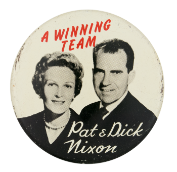 Pat and Dick Nixon Political Button Museum