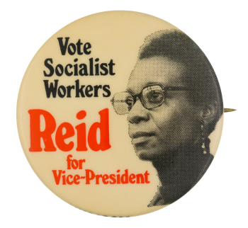 Reid for Vice President Political Button Museum