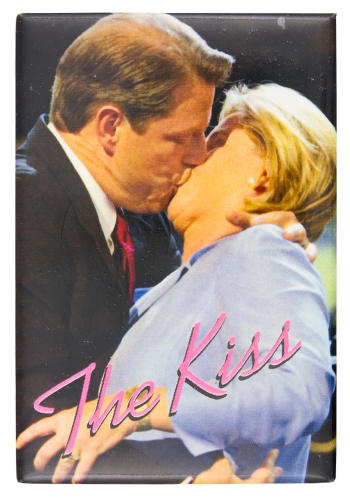 The Kiss Al and Tipper Gore Political Button Museum