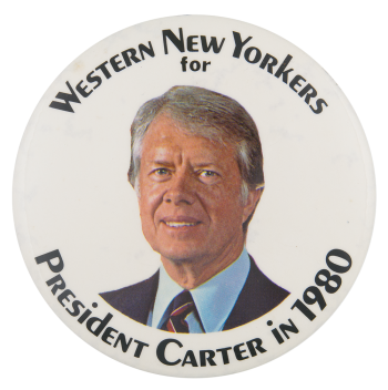 Western New Yorkers for Carter Political Button Museum