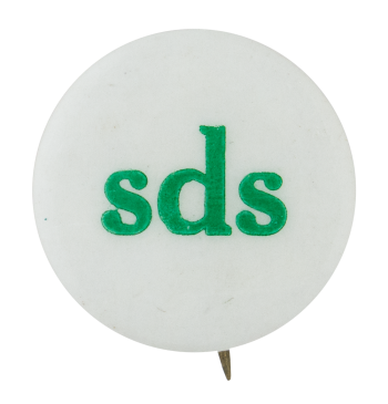 Sds Students for a Democratic Society Ice Breakers Button Museum