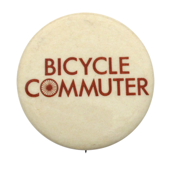 Bicycle Commuter Ice Breakers Button Museum