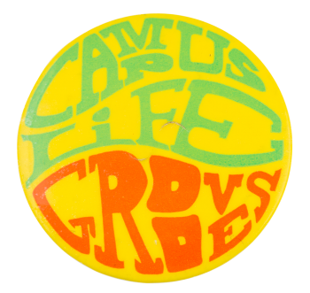 Campus Life Grooves Ice Breakers Button Museum