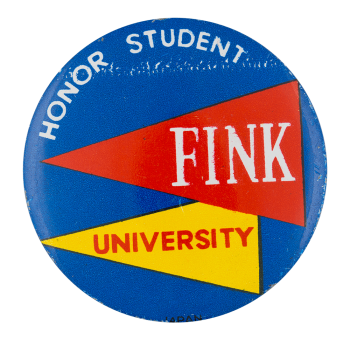 Fink University Ice Breakers Button Museum