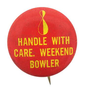 Weekend Bowler Ice Breakers Button Museum