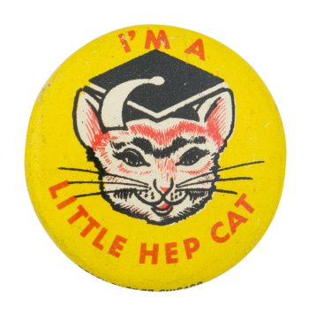 Little Hep Cat Ice Breakers Button Museum