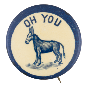 Oh You Donkey Ice Breakers Button Museum