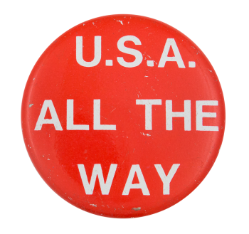 U.S.A. All the Way Ice Breakers Button Museum