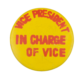 Vice President in Charge Ice Breakers Button Museum