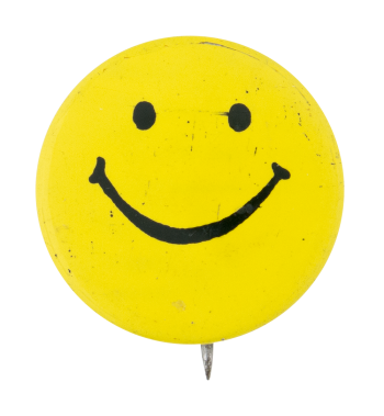 Yellow Smiley 9 Smileys Button Museum