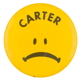 Carter Sad Face Smileys Button Museum