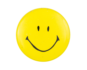 Yellow Smiley 10 Smileys Button Museum