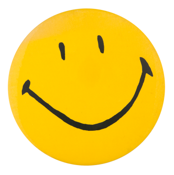 Yellow Smiley 1 Smileys Button Museum