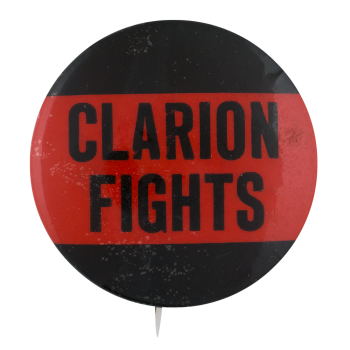 Clarion Fights Sports Button Museum