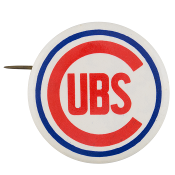 Cubs White Chicago Button Museum