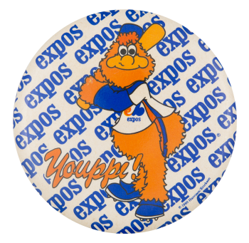 Expos Youppi Sports Button Museum