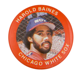 Harold Baines Chicago White Sox Sports Button Museum
