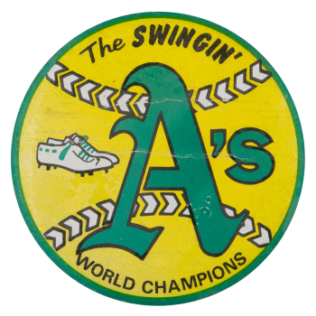The Swingin' A's Sports Button Museum