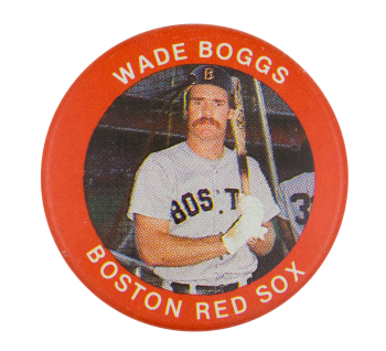 Wade Boggs Boston Red Sox Sports Button Museum