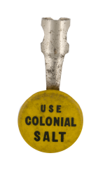 Use Colonial Salt Advertising Busy Beaver Button Museum