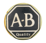 A-B Quality Advertising Button Museum