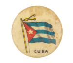 Cuba Flag Advertising Button Museum
