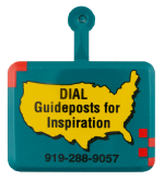 Dial Guideposts for Inspiration Advertising Busy Beaver Button Museum