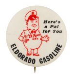 Eldorado Gasoline Advertising Busy Beaver Button Museum