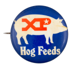 XP Hog Feeds Advertising Button Museum