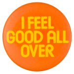 I Feel Good All Over Jamaica Air Advertising Busy Beaver Button Museum