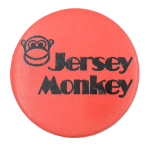 Jersey Monkey Advertising Button Museum