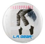 Unstoppable Michael Jackson L.A. Gear Advertising Button Museum