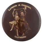 Lennon and Gibbons Clothiers Advertising Button Museum