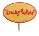 Lucky Feller Advertising Busy Beaver Button Museum