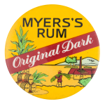 Myer's Rum Original Dark Advertising Button Museum