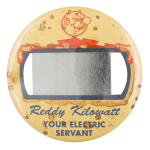 Reddy Kilowatt Badge Advertising Button Museum