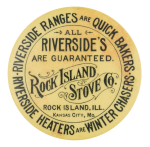 Rock Island Stove Company Advertising Button Museum