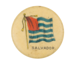 Salvador Flag Advertising Button Museum