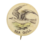 Sea Gull Advertising Button Museum
