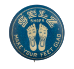 Selz Shoes Advertising Button Museum