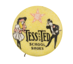 Tess and Ted School Shoes Advertising Busy Beaver Button Museum