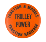 Traction Heritage Advertising Button Museum