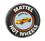Turbofire Hot Wheels Advertising Busy Beaver Button Museum