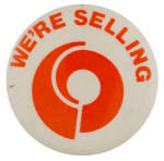 We're Selling advertising busy beaver button museum