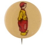 Child in Red and Yellow Art Button Museum