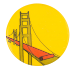 Golden Gate Bridge Art Button Museum